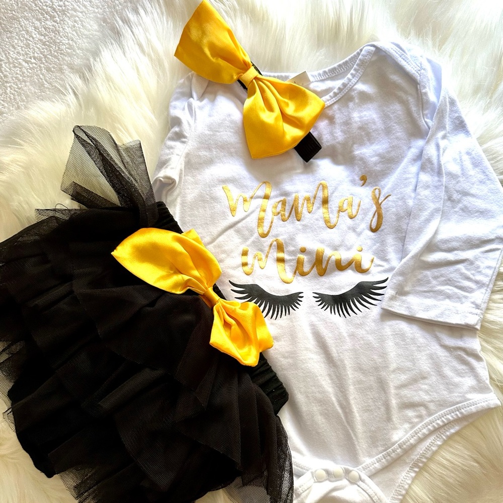 Cute baby girl outfit 12-18 months new condition comes with tutu and bow